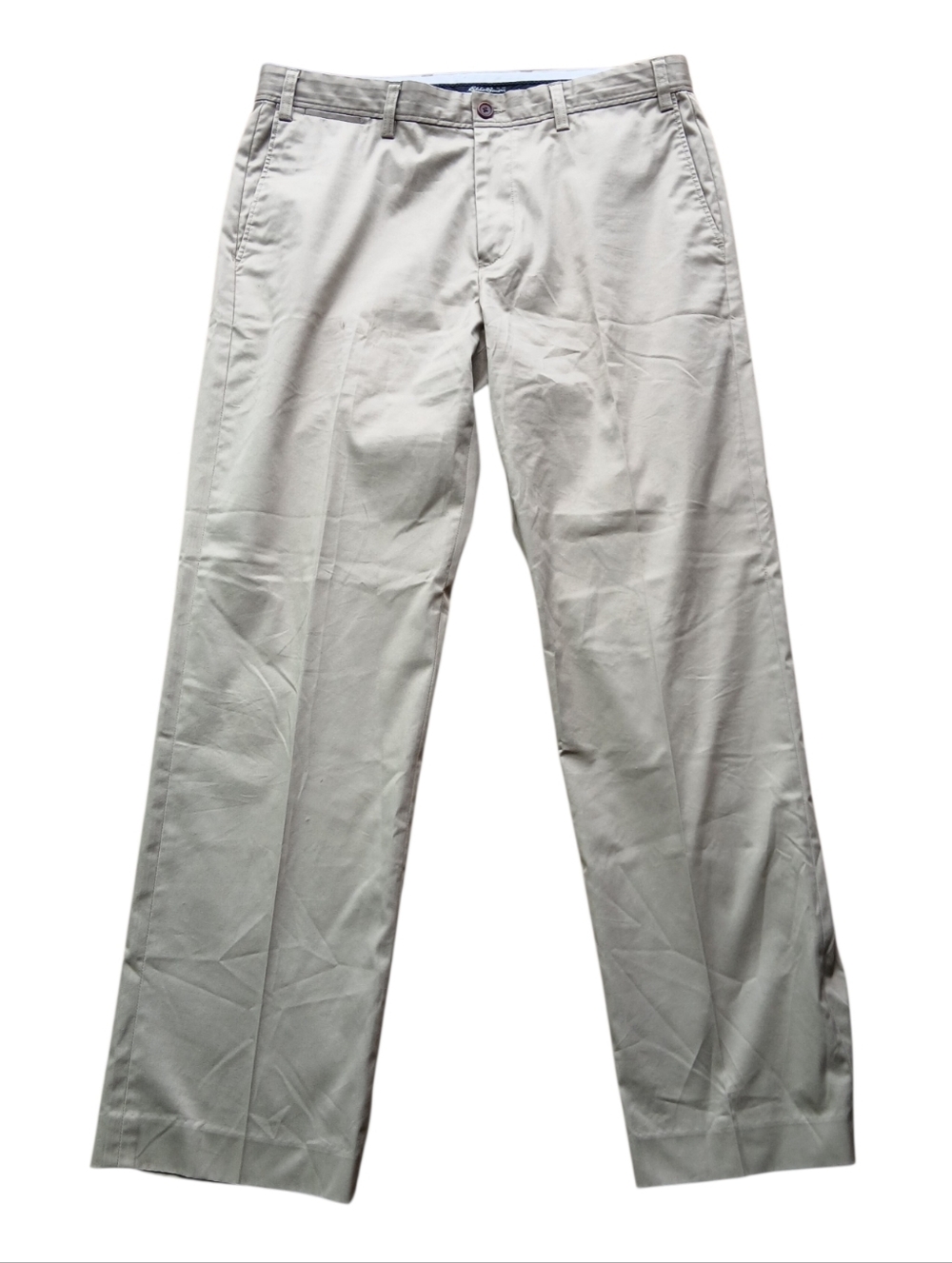 L.L. Bean Men's Size 36×32 Classic Straight-Fit Khaki Pants